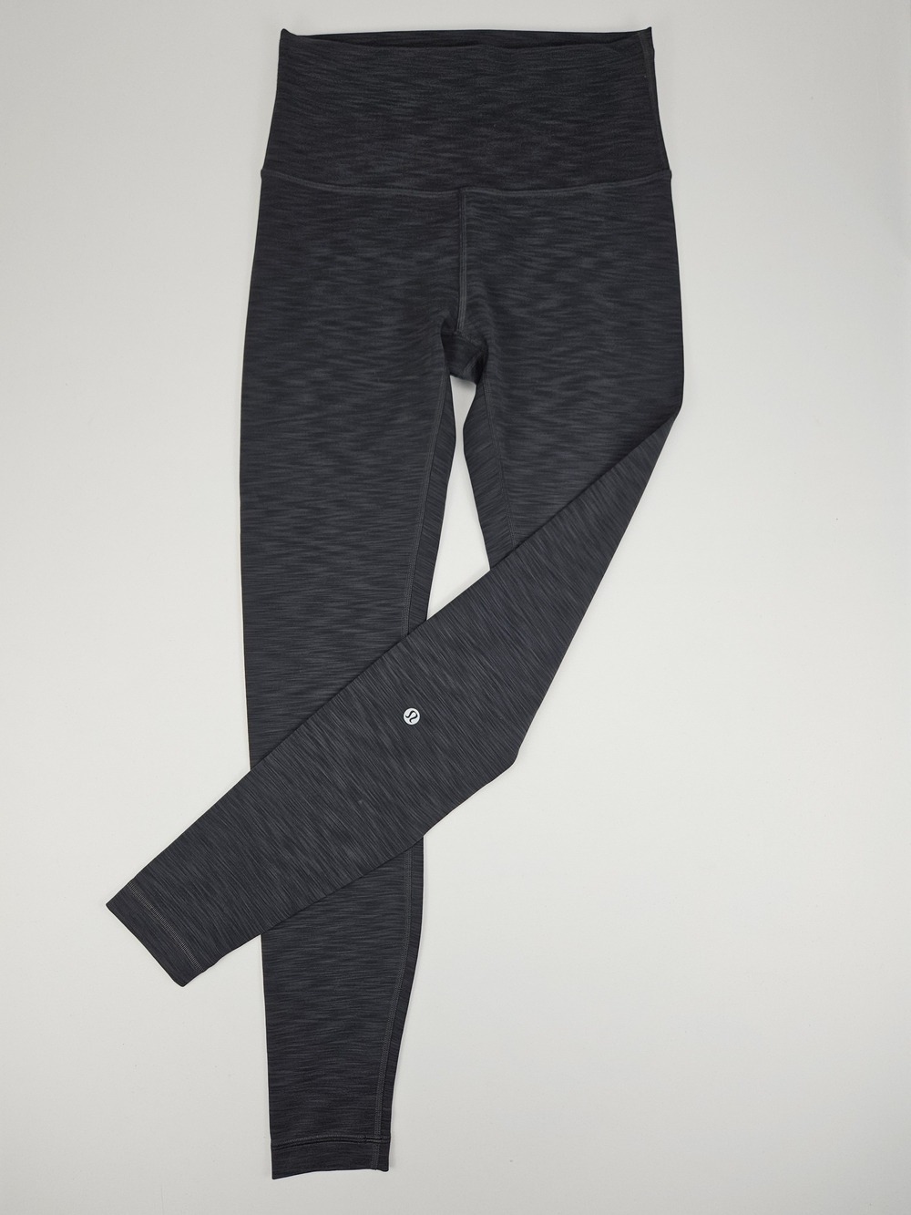 Lululemon Wunder Train High-Rise Tight 28” Heathered Black Grey Size 6